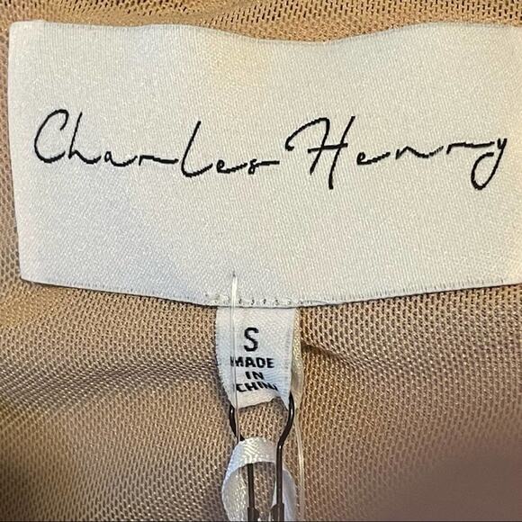 Chandler‎ Henry Asymmetrical Striped Maxi Dress Small NWT - Picture 3 of 6